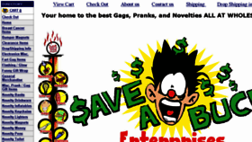 What Saveabuckenterprises.com website looked like in 2016 (7 years ago)