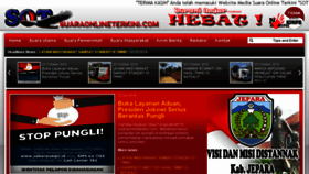 What Suaraonlineterkini.com website looked like in 2016 (7 years ago)