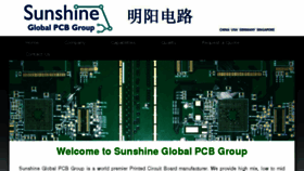What Sunshinepcbgroup.com website looked like in 2016 (7 years ago)