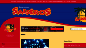 What Salseros.nl website looked like in 2016 (7 years ago)