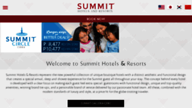 What Summitridgehotel.com website looked like in 2016 (8 years ago)
