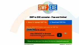 What Swf-to-exe.com website looked like in 2016 (7 years ago)