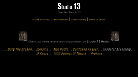What Studio13.com website looked like in 2016 (7 years ago)