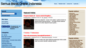 What Semuabisnis.com website looked like in 2016 (7 years ago)