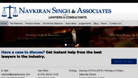What Singhlawyers.com website looked like in 2016 (7 years ago)
