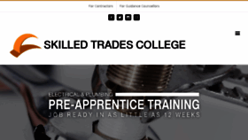 What Skilledtradescollege.ca website looked like in 2016 (7 years ago)