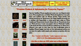 What Spellspot.com website looked like in 2016 (7 years ago)