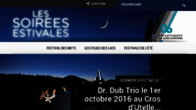 What Soirees-estivales.departement06.fr website looked like in 2016 (7 years ago)