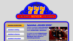 What Spielothek-golden-seven.de website looked like in 2016 (7 years ago)