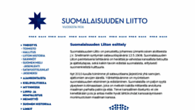 What Suomalaisuudenliitto.fi website looked like in 2016 (7 years ago)