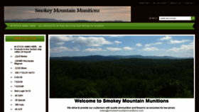 What Smokeymountainmunitions.com website looked like in 2016 (7 years ago)
