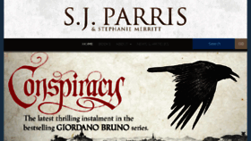 What Sjparris.com website looked like in 2016 (7 years ago)