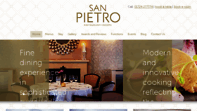 What Sanpietro.uk.com website looked like in 2016 (7 years ago)