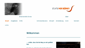 What Silvia-vonbueren.ch website looked like in 2016 (7 years ago)