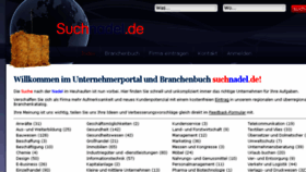 What Suchnadel.de website looked like in 2016 (7 years ago)