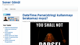 What Sonergonul.net website looked like in 2016 (8 years ago)