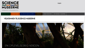 What Sciencemuseerne.dk website looked like in 2016 (7 years ago)