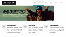What Strategon.pl website looked like in 2016 (7 years ago)