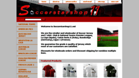 What Soccerstarshop11.net website looked like in 2016 (7 years ago)