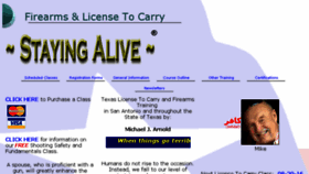What Stayingalive.info website looked like in 2016 (7 years ago)