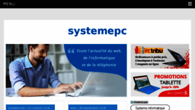 What Systemepc.com website looked like in 2016 (7 years ago)