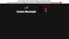 What Sandromazzinghi.com website looked like in 2016 (7 years ago)