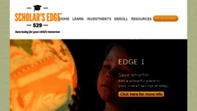 What Scholarsedge529.com website looked like in 2016 (7 years ago)