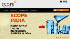 What Scope-india.com website looked like in 2016 (7 years ago)