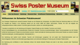 What Swisspostermuseum.com website looked like in 2016 (7 years ago)