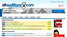 What Stlauditions.com website looked like in 2016 (7 years ago)