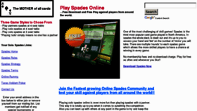 What Solospades.com website looked like in 2016 (7 years ago)