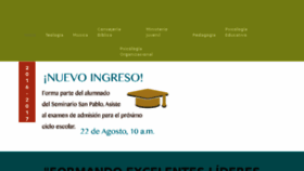 What Stpsanpablo.org.mx website looked like in 2016 (9 years ago)