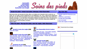 What Soins-des-pieds.info website looked like in 2016 (7 years ago)