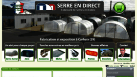 What Serre-en-direct.fr website looked like in 2016 (7 years ago)