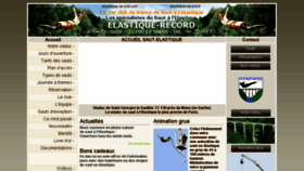 What Saut-elastique.net website looked like in 2016 (7 years ago)