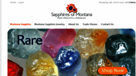 What Sapphiresofmontana.com website looked like in 2016 (7 years ago)