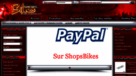 What Shopsbikes.com website looked like in 2016 (7 years ago)