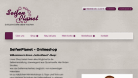 What Seifenplanet.de website looked like in 2016 (7 years ago)