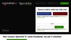 What Sportilia.com website looked like in 2016 (7 years ago)