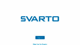 What Svarto.com website looked like in 2016 (7 years ago)