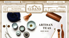 What Sloanetea.com website looked like in 2016 (7 years ago)
