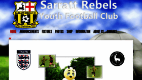 What Sarrattrebels.org website looked like in 2016 (7 years ago)