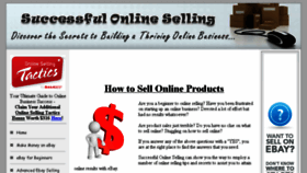 What Successfulonlineselling.com website looked like in 2016 (7 years ago)