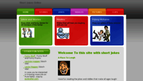 What Shortjokesonline.net website looked like in 2016 (7 years ago)