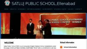 What Satlujpublicschool.org website looked like in 2016 (7 years ago)