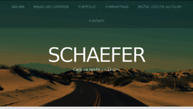 What Schaefer.lv website looked like in 2016 (7 years ago)