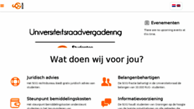 What Studentenorganisatie.nl website looked like in 2016 (7 years ago)
