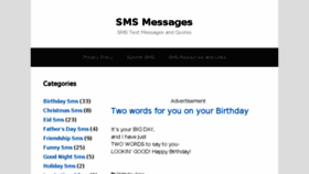 What Sms-quotes.com website looked like in 2016 (7 years ago)