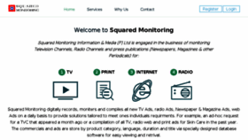 What Squaredmonitoring.com website looked like in 2016 (7 years ago)