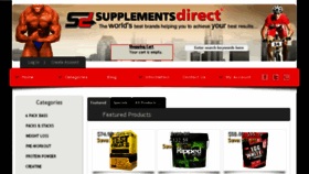 What Supplementsdirect.co.nz website looked like in 2016 (7 years ago)